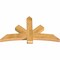 Ekena Millwork Alberta Rough Sawn Timber Gable Bracket, Western Red Cedar, 60"W x 35"H x 4"D x 6"F, 14/12 Pitch GBW060X35X0406ALB00RWR - alternate 3